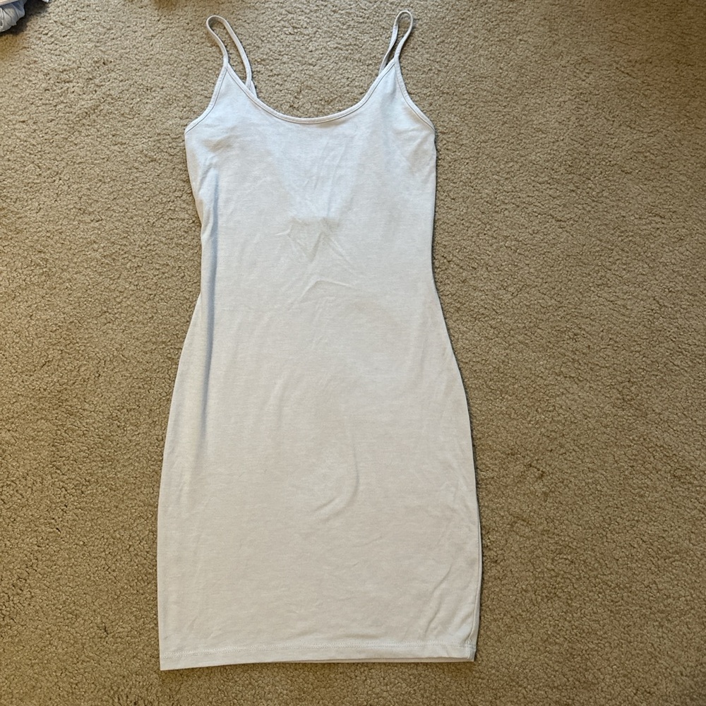 Forever 21 Light Gray Sleeveless Dress